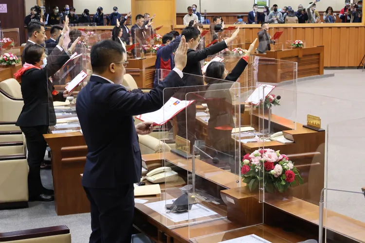 謝國樑會加強與市議會的溝通。資料照片