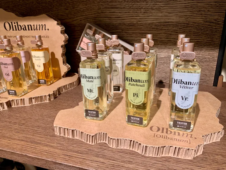 法國香水Olibanum。劉欣欣攝