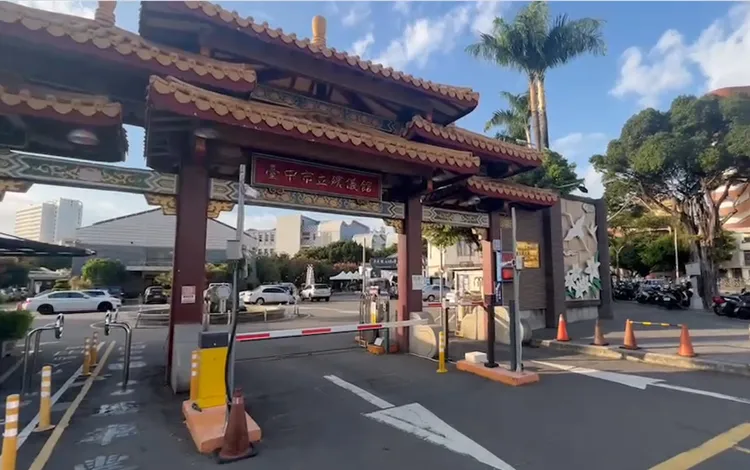 台中市崇德路殯儀館。周庭慶攝