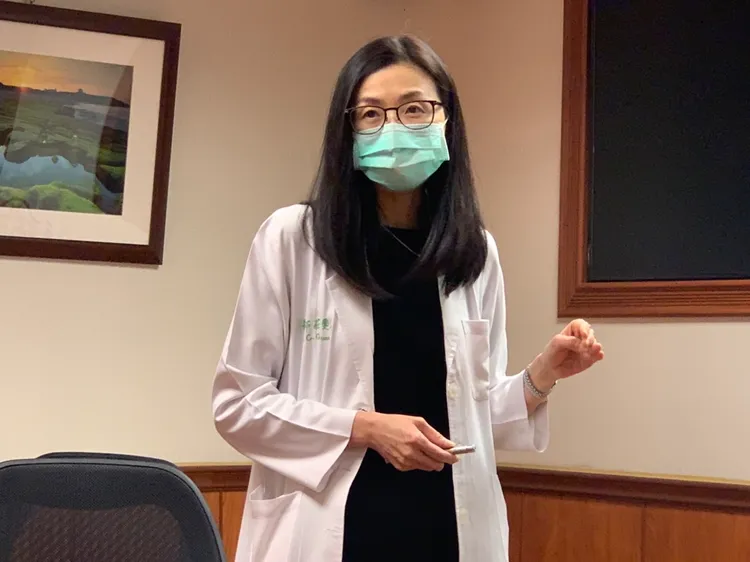 高雄長庚醫院婦產部副主任莊斐琪。吳慧芬攝