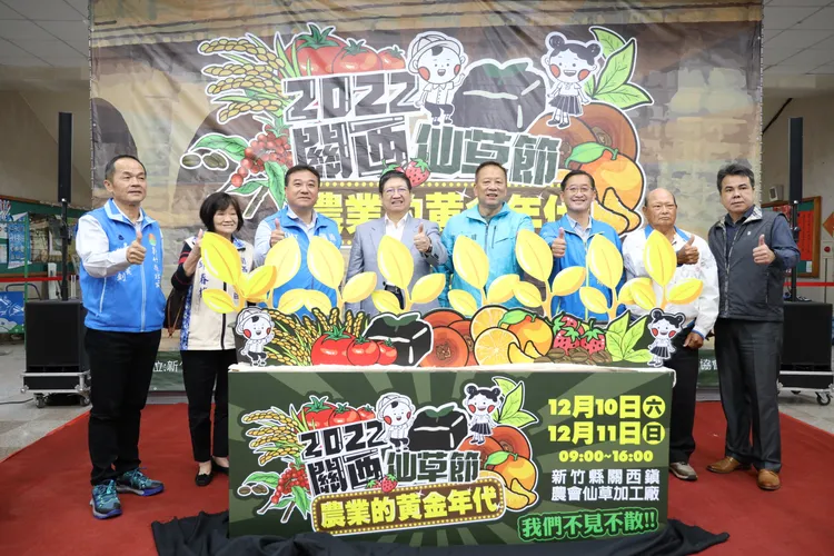 仙草節10日正式開始。縣府提供