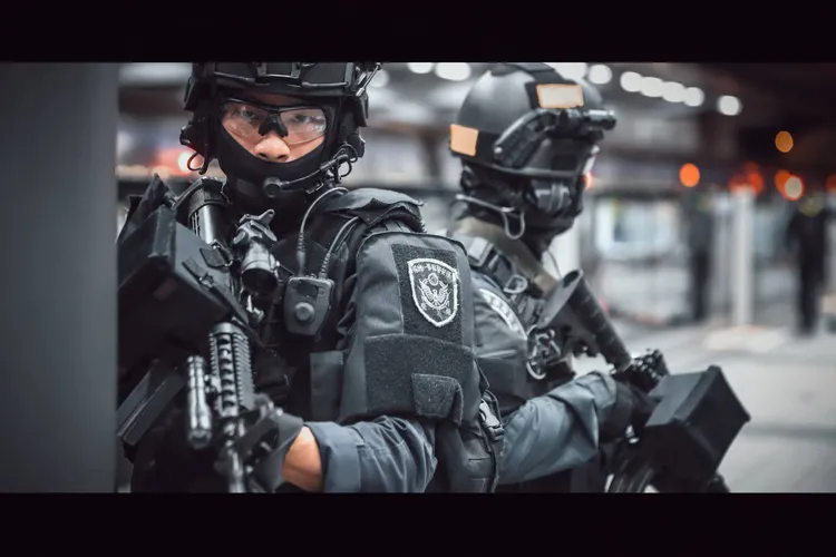 警政署取法國際維安事件經驗，藉由建立無劇本演訓模式，強調以無預警突發狀況進行演訓。翻攝畫面