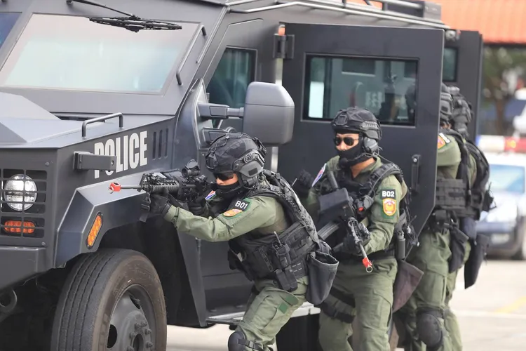 警政署以「危機來襲時的守護神－以無劇本演訓精進重大危安事件應變機制」專案參獎。翻攝畫面