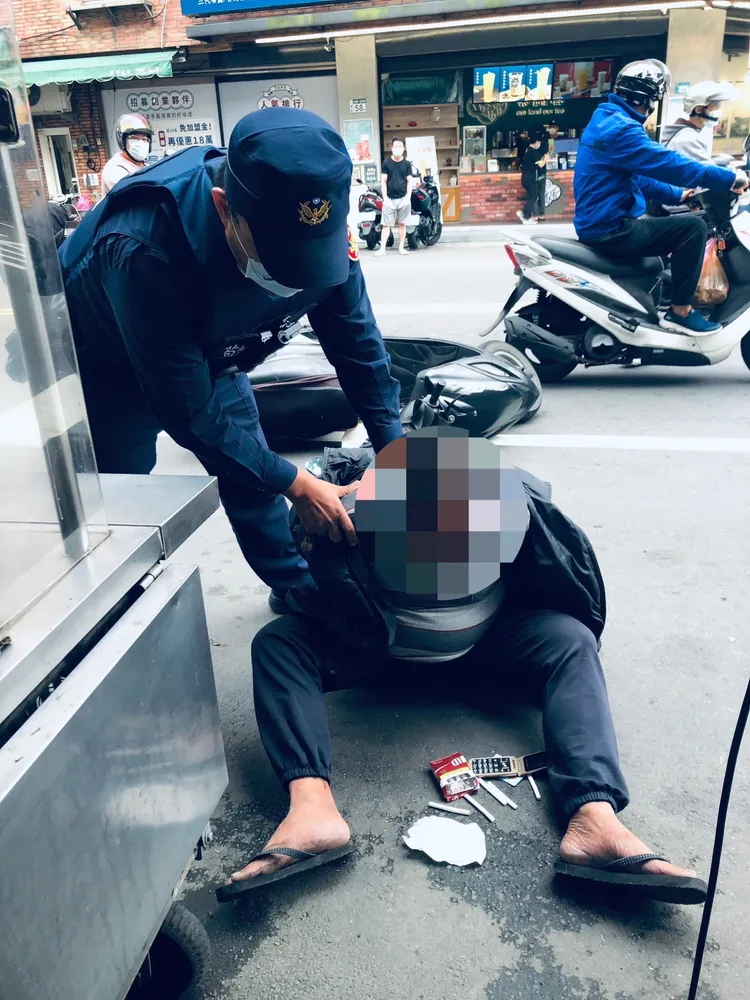 謝男坦承因自己年紀已大，擔心被關後身體撐不住，才會不顧一切的逃跑。警方提供