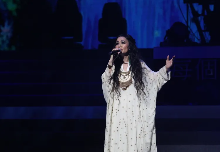 潘越雲演唱會前瘦身有成。陳明中攝