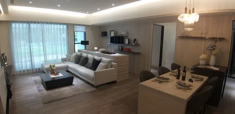 住家3房40-50坪、3+1房則為55坪，客廳均開大面窗。葉家銘攝