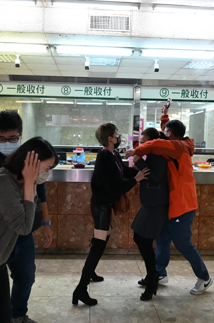 行搶演練過程逼真。民眾提供