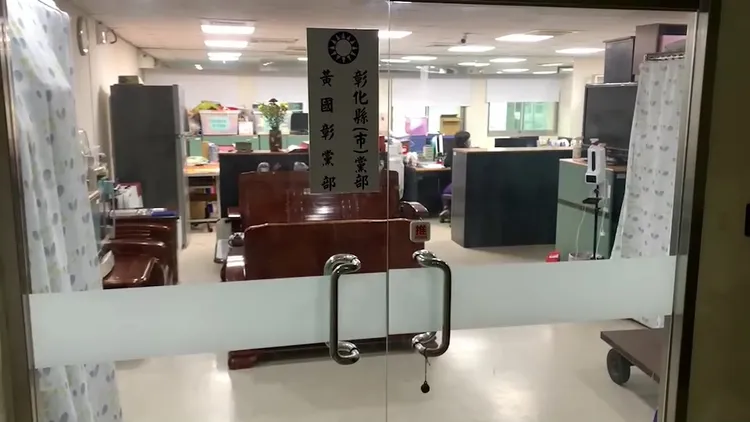 蕭景田已超過一週未到國民黨彰化縣黨部。孫英哲攝