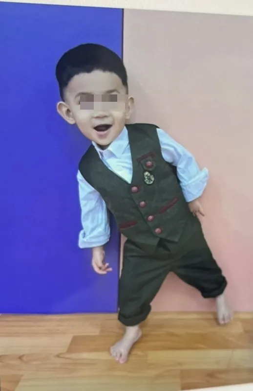 一歲的男娃車禍中喪命。家屬提供