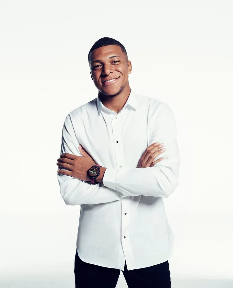 法國球星穆巴佩也是HUBLOT合作多年的品牌形象大使。翻攝hublot IG