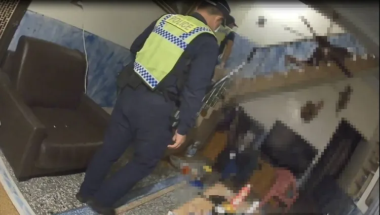 警方到場調查。民眾提供
