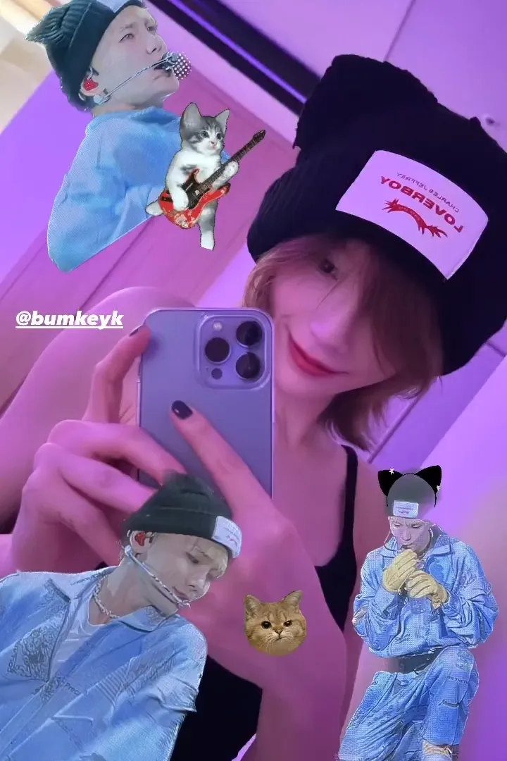 韓團「少女時代」成員太妍也是CHARLES JEFFREY LOVERBOY折耳帽的粉絲。翻攝taeyeon_ss IG
