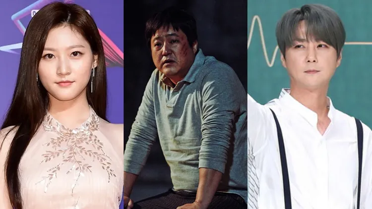 金賽綸（左起）、郭度沅、「神話」主唱申彗星都爆出酒駕。韓聯社、劇照、翻攝naver