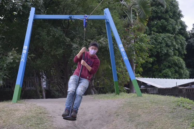 親子公園大人小孩都能玩。花蓮市公所提供