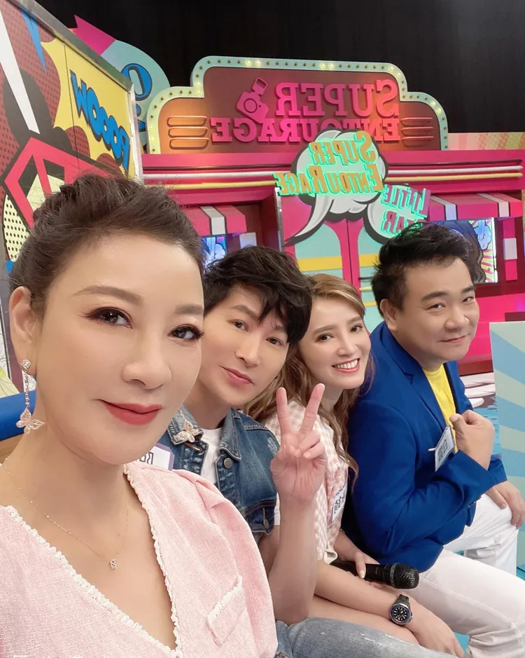 楊繡惠（左起）、阿文、江泳錡曾是好友。翻攝台一線阿文臉書