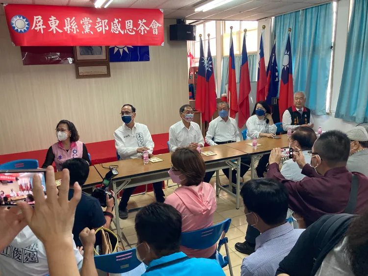 國民黨屏東感恩茶會。陳宏銘攝