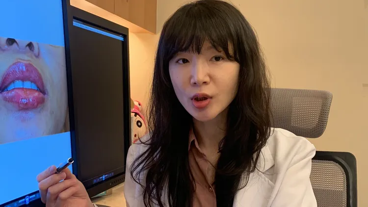 茂盛醫院皮膚科主任鍾佩宜題醒，不管是刺青、繡眉還是紋唇，都要慎選落實消毒、使用拋棄式器械等條件業者，避免還沒美麗就先病毒上身。曾雪蒨攝