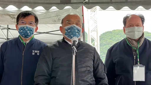 選後同台蔡英文被指互動冷　蘇貞昌：做文章大可不必