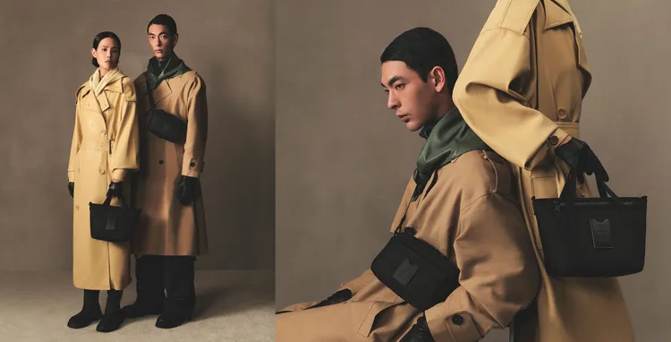 Luxy系列首次換上Nero全黑色樣貌，推出手提包、肩背包與腰包款式，風格俐落中性。品牌提供