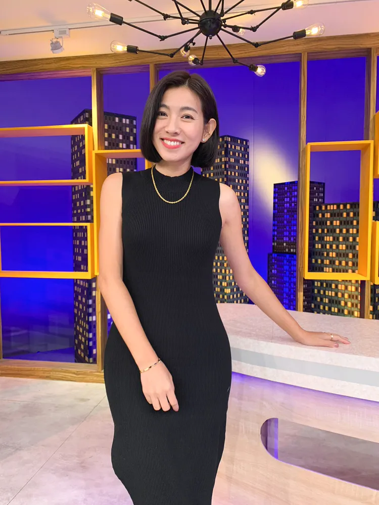 米可白節目上暢談初戀男友。衛視中文台提供