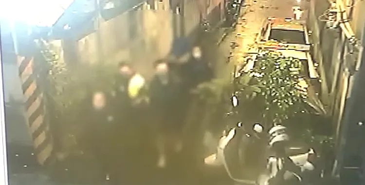 林男等3人到警局說明案情。警方提供