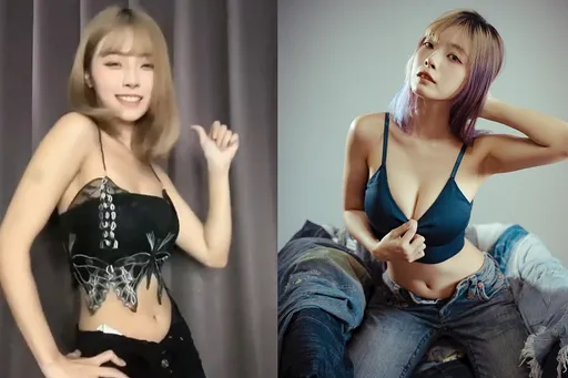 辣妹超細肩帶小可愛熱舞 中空扭腰擺臀有亮點!網:鈕扣呢?