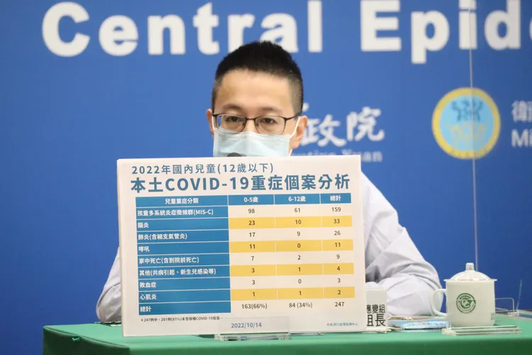 羅一鈞說明現在通用BQ.1，很少提「地獄犬」。 資料照，指揮中心提供