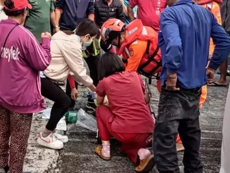 搶救現場。黃京葦提供