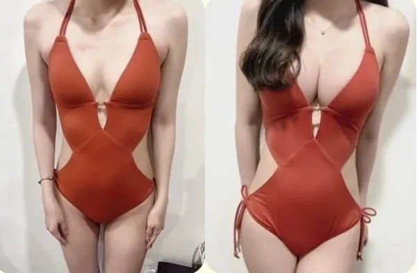 她表示同一件泳衣穿上比較更明顯，現在也更有自信。引自Dcard