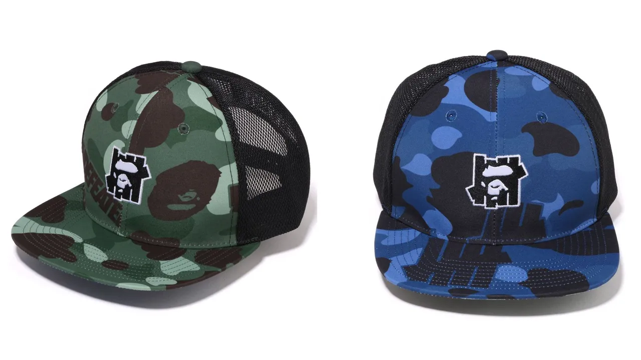 聯名系列COLOR CAMO棒球帽,各3599元。品牌提供