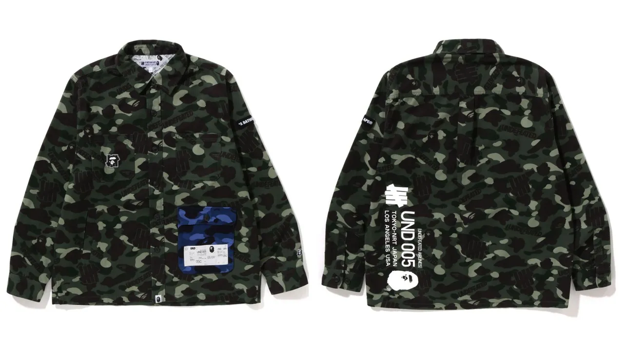 COLOR CAMO法蘭絨夾克,1萬3999元。品牌提供