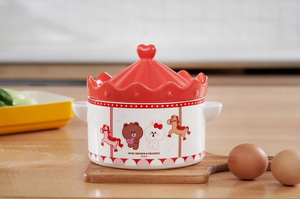 旋转木马造型陶瓷碗，3生鲜积分+289元或500福利点+289元或200福利点+389元可换购。业者提供