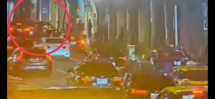 警方前往盤查。翻攝畫面