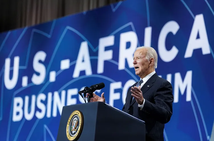 美國總統拜登召開美國與非洲國家高峰會議。美聯社