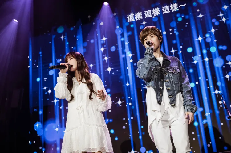 琳誼（左）擔任魏嘉瑩演唱嘉賓。相映提供