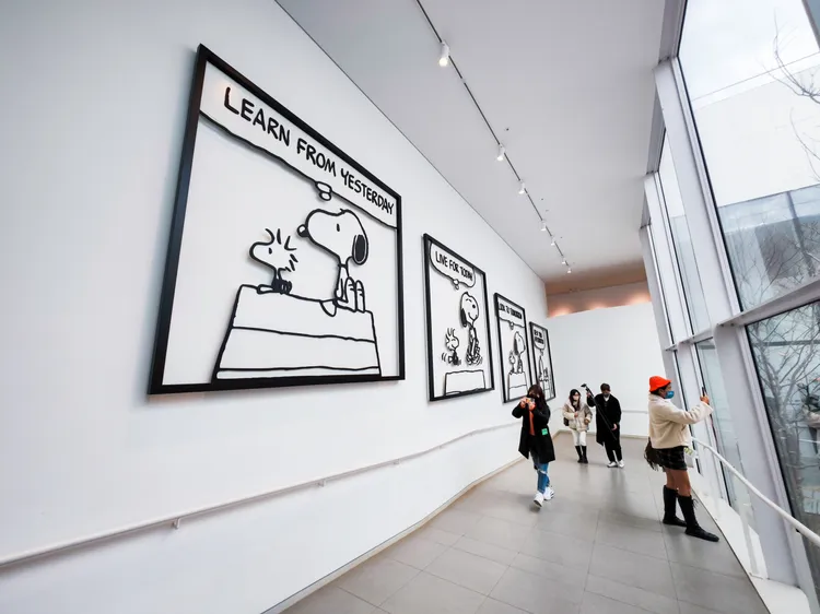 1950年代誕生的《花生漫畫》，陪伴全球讀者走過70年。田欣雲攝