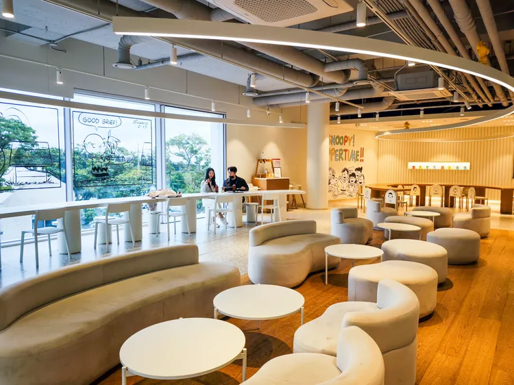 史努比咖啡廳。田欣雲攝