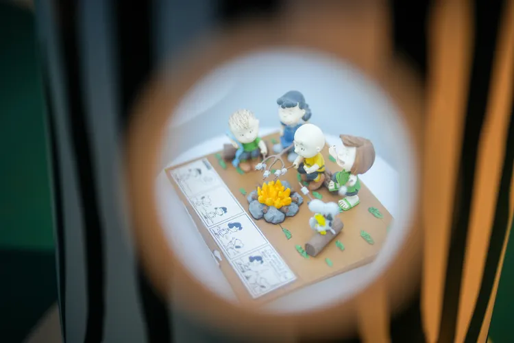 將漫畫內容立體化的可愛公仔。田欣雲攝