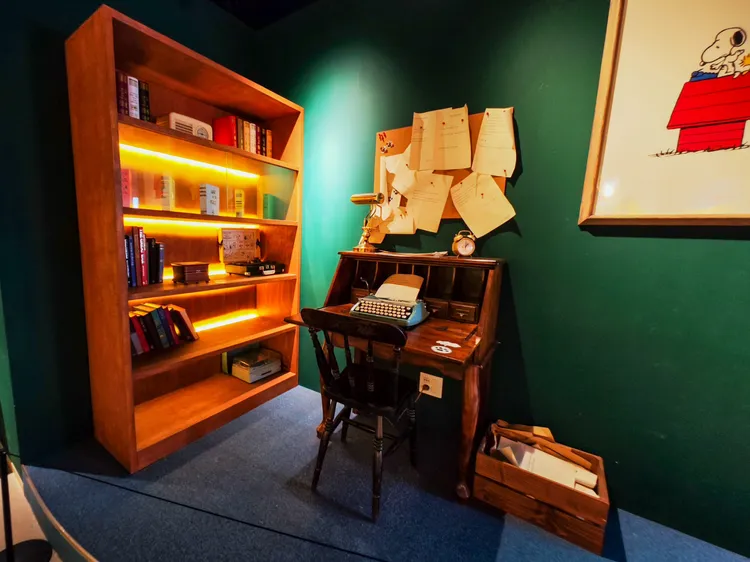 復刻作者查爾斯·舒茲的工作室。田欣雲攝