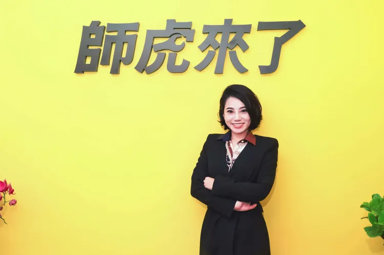 陳洛婕在工程業待了7年後，2019年創立修繕媒合平台「師虎來了」。趙世平攝
