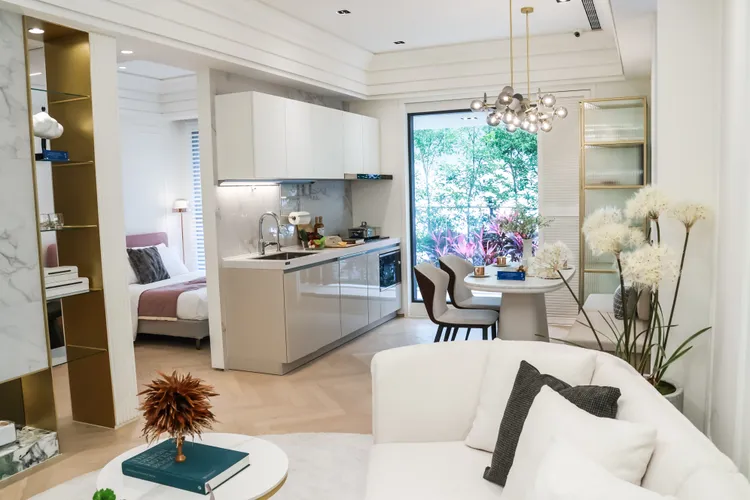 「首岳」有別以往大基地非要蓋豪宅的觀念，預計規劃26－50坪的2－3房輕豪宅，精準鎖定自住客群。趙世平攝