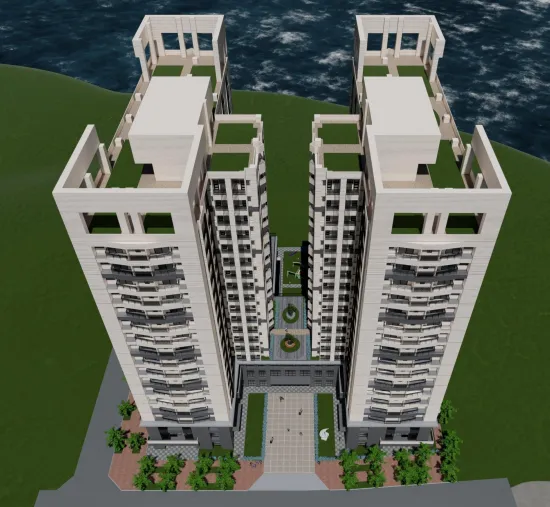 「七賢安居」預計興建606戶社會住宅。市府提供