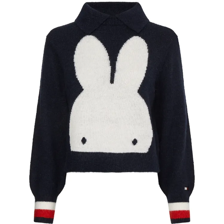 TOMMY x MIFFY聯名系列長袖針織毛衣，8380元。品牌提供