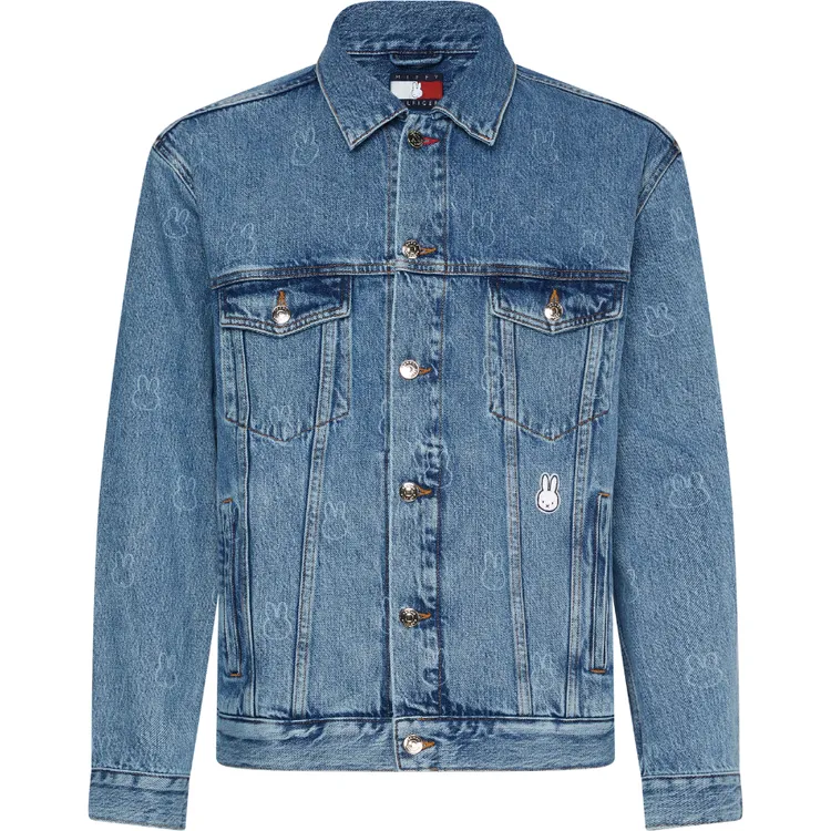 TOMMY x MIFFY聯名系列印花丹寧外套，1萬2800元。品牌提供