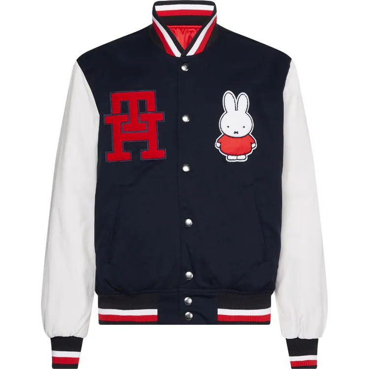 TOMMY x MIFFY聯名系列雙面穿棒球外套，1萬6800元。品牌提供