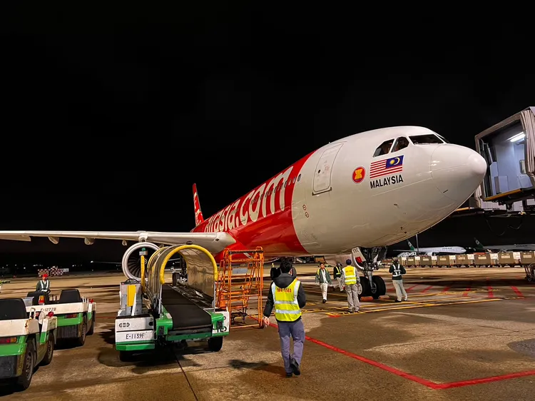 睽違近3年，AirAsia X 班機再次降落桃園機場。業者提供