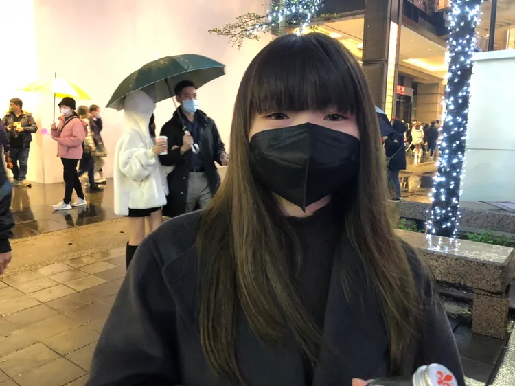 余小姐希望明年的自己比今年更好。高鈞麟攝