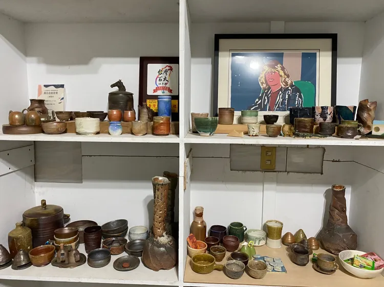 布萊恩的陶藝創作充滿童趣。移民署提供