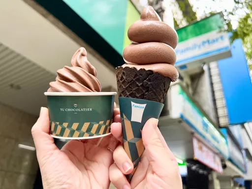 兩周熱銷40萬支!全家×畬室再推濃黑巧克力霜淇淋新口味