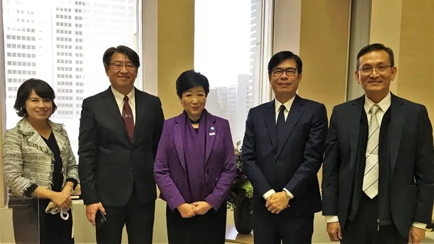陳其邁市長率領行政暨國際處與海洋局出訪日本。市府提供